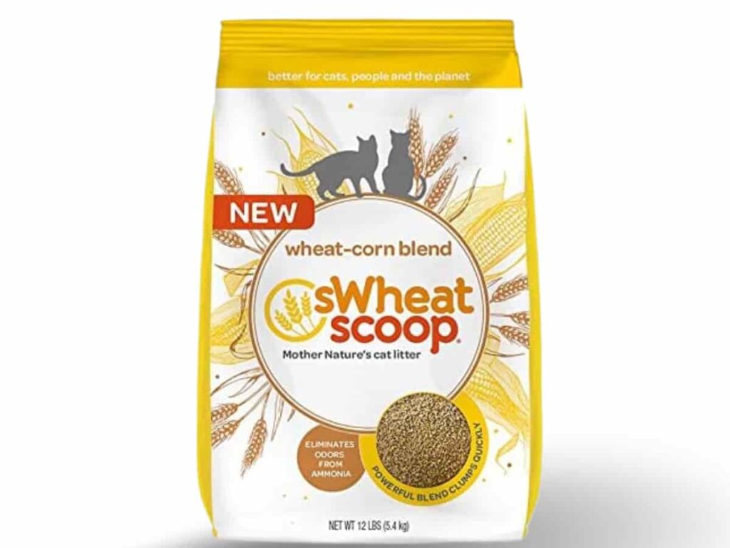 sWheat Scoop Wheat-Corn Clumping Litter Blend Unscented 